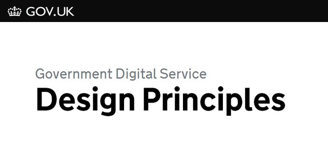 Принципы дизайна Правительственного Диджитал Департамента